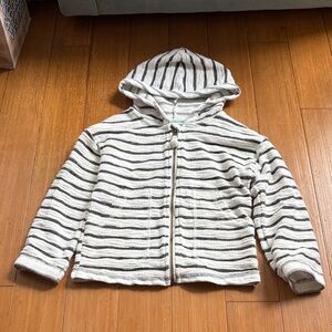 art class Black and White Striped Kids Jacket